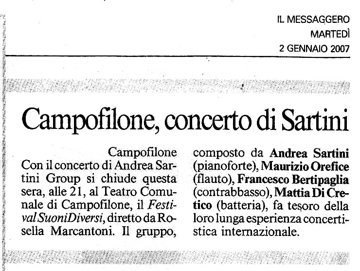 1 gennaio 2007