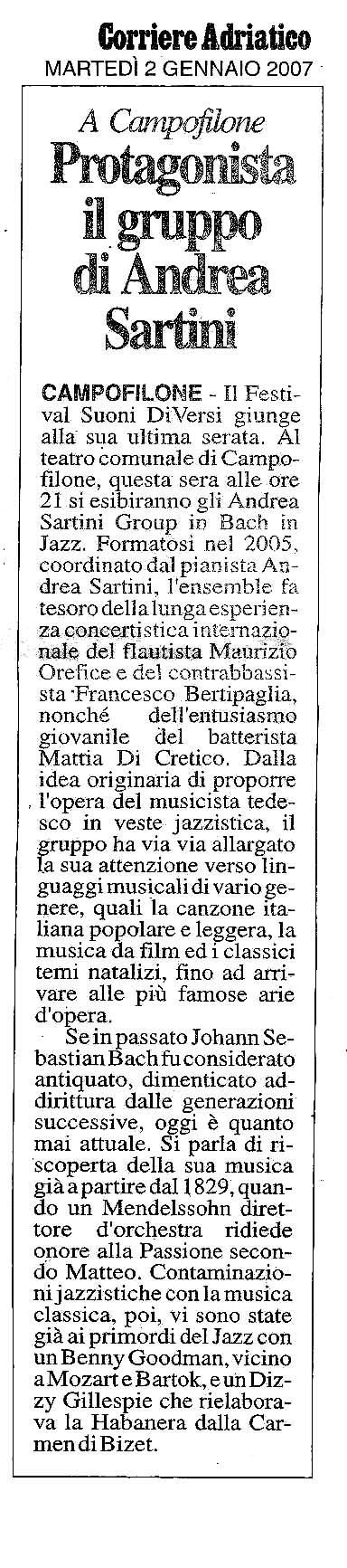 1 gennaio 2007