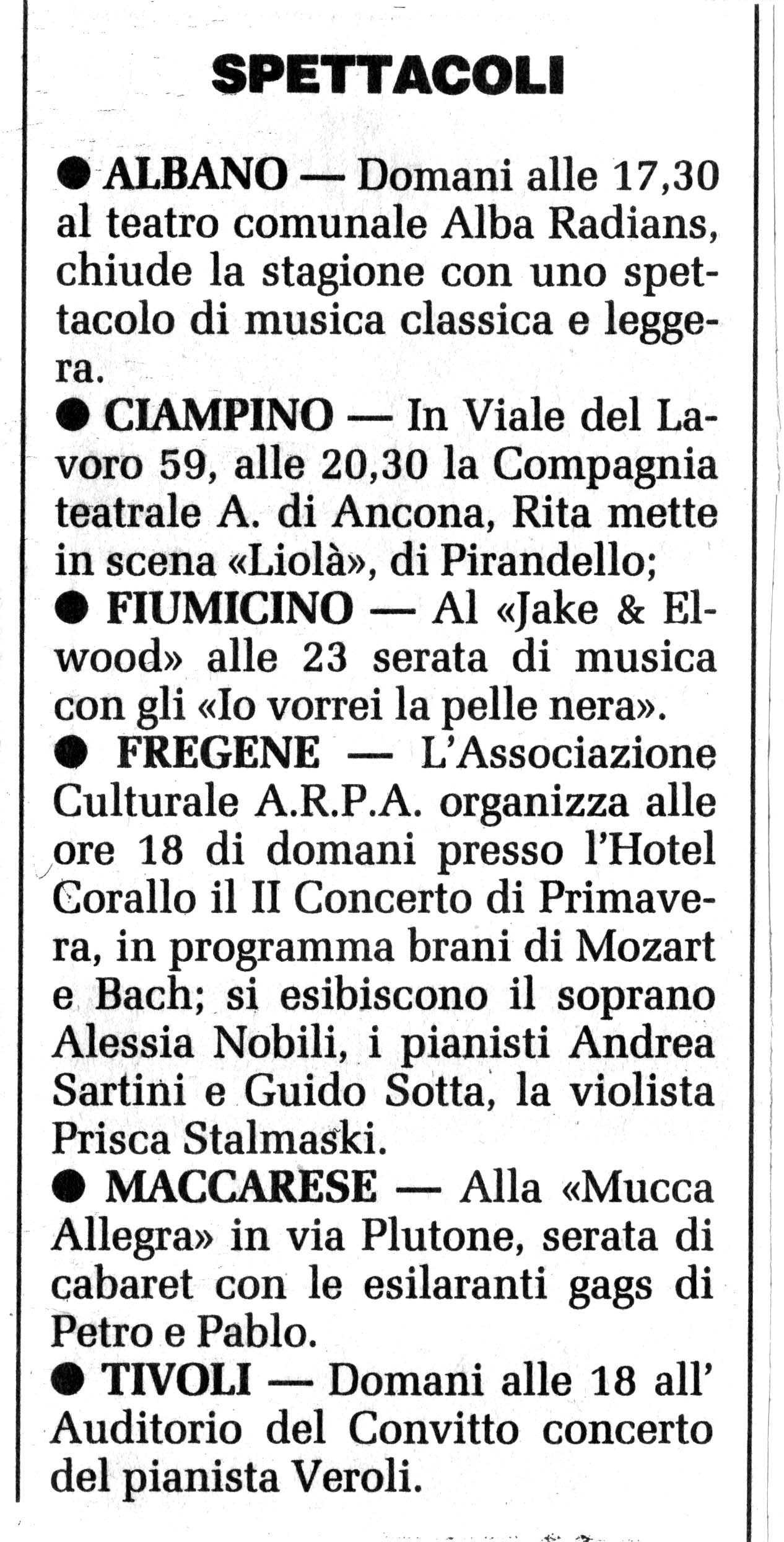 24 maggio 1997